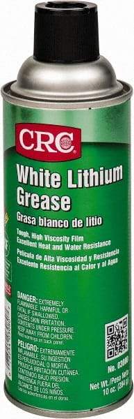 CRC - 16 oz Aerosol Lithium General Purpose Grease - Off White, 300°F Max Temp, NLGIG 2, - A1 Tooling