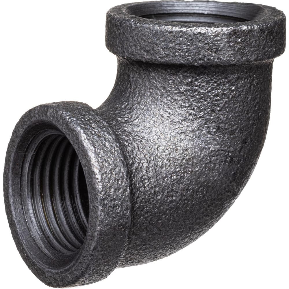 Black Pipe Fittings; Fitting Type: Elbow; Fitting Size: 1″; Material: Malleable Iron; Finish: Black; Fitting Shape: 90 ™ Elbow; Thread Standard: BSPT; Connection Type: Threaded; Lead Free: No; Standards: ASTM A197; BS EN 1562