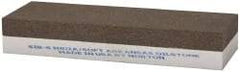 Norton - 6" Long x 2" Wide x 1" Thick, Aluminum Oxide Sharpening Stone - Rectangle, Coarse, Extra Fine Grade - A1 Tooling