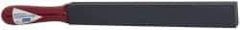 Norton - 14-3/4" Long x 1" Wide x 3/4" Thick, Silicon Carbide Sharpening Stone - Taper, Medium Grade - A1 Tooling