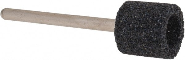 Grier Abrasives - 1/2 x 1/2" Head Diam x Thickness, B131, Cylinder Cup, Aluminum Oxide Mounted Point - A1 Tooling