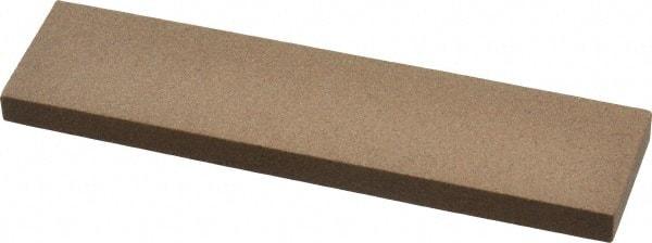 Made in USA - 4" Long x 1" Wide x 1/4" Thick, Aluminum Oxide Sharpening Stone - Rectangle, Medium Grade - A1 Tooling