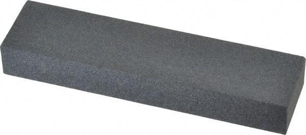 Made in USA - 4" Long x 1" Wide x 1/2" Thick, Silicon Carbide Sharpening Stone - Rectangle, Medium Grade - A1 Tooling