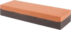 Made in USA - 6" Long x 2" Wide x 1" Thick, Aluminum Oxide Sharpening Stone - Rectangle, Coarse, Fine Grade - A1 Tooling