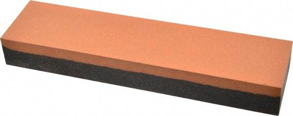 Made in USA - 8" Long x 2" Wide x 1" Thick, Aluminum Oxide Sharpening Stone - Rectangle, Coarse, Fine Grade - A1 Tooling