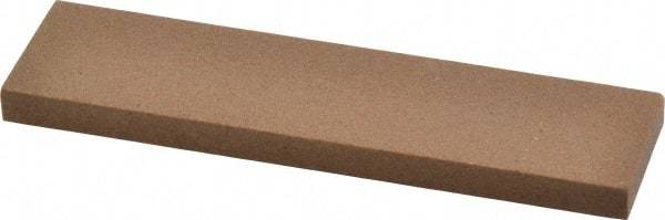 Made in USA - 4" Long x 1" Wide x 1/4" Thick, Aluminum Oxide Sharpening Stone - Rectangle, Medium Grade - A1 Tooling