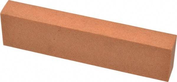 Made in USA - 4" Long x 1" Wide x 1/2" Thick, Aluminum Oxide Sharpening Stone - Rectangle, Fine Grade - A1 Tooling