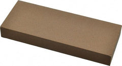 Made in USA - 5" Long x 2" Wide x 5/8" Thick, Aluminum Oxide Sharpening Stone - Rectangle, Medium Grade - A1 Tooling