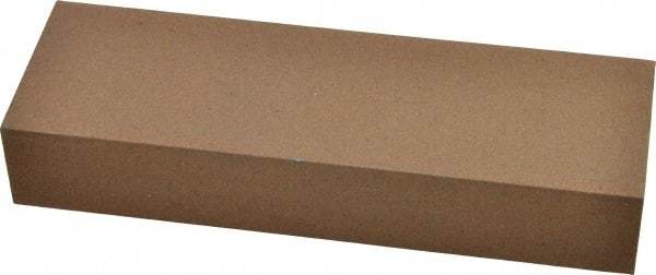 Made in USA - 6" Long x 2" Wide x 1" Thick, Aluminum Oxide Sharpening Stone - Rectangle, Medium Grade - A1 Tooling