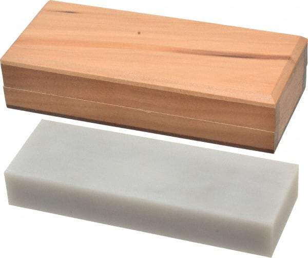 Made in USA - 6" Long x 2" Wide x 3/4" Thick, Novaculite Sharpening Stone - Rectangle, Ultra Fine Grade - A1 Tooling