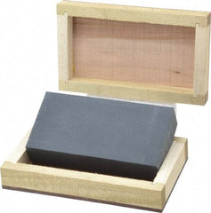 Made in USA - 4" Long x 2" Wide x 3/4" Thick, Novaculite Sharpening Stone - Rectangle, Extra Fine Grade - A1 Tooling