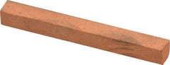 Made in USA - 4" Long x 1/4" Wide x 1/4" Thick, Aluminum Oxide Sharpening Stone - Square, Fine Grade - A1 Tooling