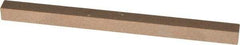 Made in USA - 4" Long x 1/4" Wide x 1/4" Thick, Aluminum Oxide Sharpening Stone - Square, Medium Grade - A1 Tooling