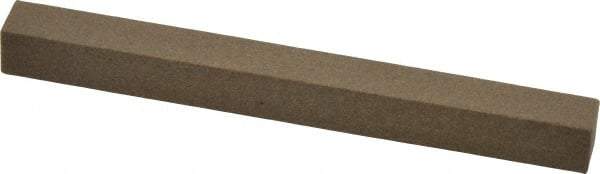 Made in USA - 4" Long x 3/8" Wide x 3/8" Thick, Aluminum Oxide Sharpening Stone - Square, Medium Grade - A1 Tooling