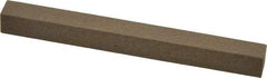 Made in USA - 4" Long x 3/8" Wide x 3/8" Thick, Aluminum Oxide Sharpening Stone - Square, Medium Grade - A1 Tooling