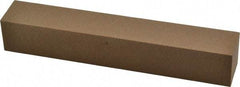 Made in USA - 6" Long x 1" Wide x 1" Thick, Aluminum Oxide Sharpening Stone - Square, Medium Grade - A1 Tooling