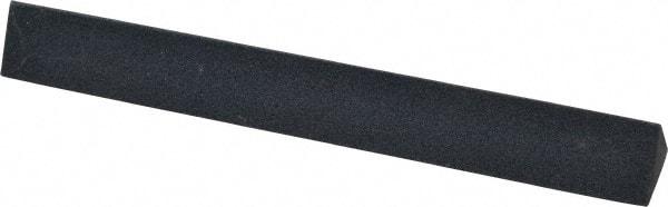 Made in USA - 4" Long x 1/2" Wide x 1/2" Thick, Silicon Carbide Sharpening Stone - Triangle, Fine Grade - A1 Tooling