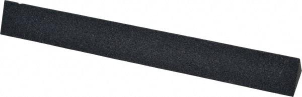 Made in USA - 4" Long x 1/2" Wide x 1/2" Thick, Silicon Carbide Sharpening Stone - Triangle, Medium Grade - A1 Tooling