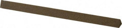 Made in USA - 4" Long x 1/4" Wide x 1/4" Thick, Aluminum Oxide Sharpening Stone - Triangle, Medium Grade - A1 Tooling