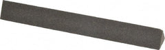 Made in USA - 4" Long x 1/2" Wide x 1/2" Thick, Aluminum Oxide Sharpening Stone - Triangle, Coarse Grade - A1 Tooling