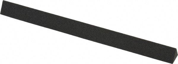 Made in USA - 6" Long x 1/2" Wide x 1/2" Thick, Aluminum Oxide Sharpening Stone - Triangle, Coarse Grade - A1 Tooling