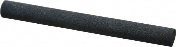 Made in USA - 4" Long x 3/8" Diam x 3/8" Thick, Silicon Carbide Sharpening Stone - Round, Medium Grade - A1 Tooling