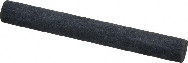 Made in USA - 4" Long x 1/2" Diam x 1/2" Thick, Silicon Carbide Sharpening Stone - Round, Medium Grade - A1 Tooling