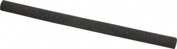 Made in USA - 4" Long x 1/4" Diam x 1/4" Thick, Aluminum Oxide Sharpening Stone - Round, Coarse Grade - A1 Tooling