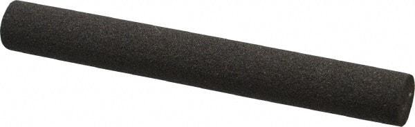 Made in USA - 4" Long x 1/2" Diam x 1/2" Thick, Aluminum Oxide Sharpening Stone - Round, Coarse Grade - A1 Tooling