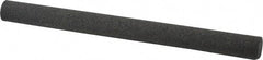 Made in USA - 6" Long x 1/2" Diam x 1/2" Thick, Aluminum Oxide Sharpening Stone - Round, Coarse Grade - A1 Tooling