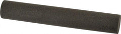 Made in USA - 6" Long x 1" Diam x 1" Thick, Aluminum Oxide Sharpening Stone - Round, Coarse Grade - A1 Tooling