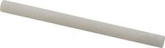 Made in USA - 3" Long x 1/4" Diam x 1/4" Thick, Novaculite Sharpening Stone - Round, Ultra Fine Grade - A1 Tooling