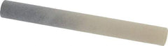 Made in USA - 3" Long x 3/8" Diam x 3/8" Thick, Novaculite Sharpening Stone - Round, Ultra Fine Grade - A1 Tooling