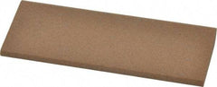 Made in USA - 4-1/2" Long x 1-3/4" Diam x 1/2" Thick, Aluminum Oxide Sharpening Stone - Round, Medium Grade - A1 Tooling