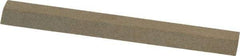 Made in USA - 4" Long x 9/16" Wide x 3/16" Thick, Aluminum Oxide Sharpening Stone - Diamond, Medium Grade - A1 Tooling