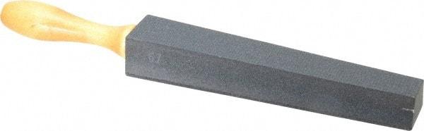 Made in USA - 1/2" Wide x 14" OAL, Silicon Carbide Sharpening Stone - Flat, 180 Grit - A1 Tooling