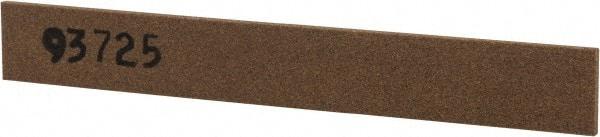 Made in USA - 1/2" Wide x 4" OAL, Aluminum Oxide Sharpening Stone - Flat, Medium Grade, 220 Grit - A1 Tooling