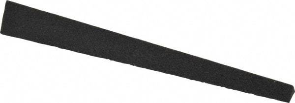 Made in USA - 1/2" Wide x 4" OAL, Aluminum Oxide Sharpening Stone - Triangle Tapered, Medium Grade, 120 Grit - A1 Tooling