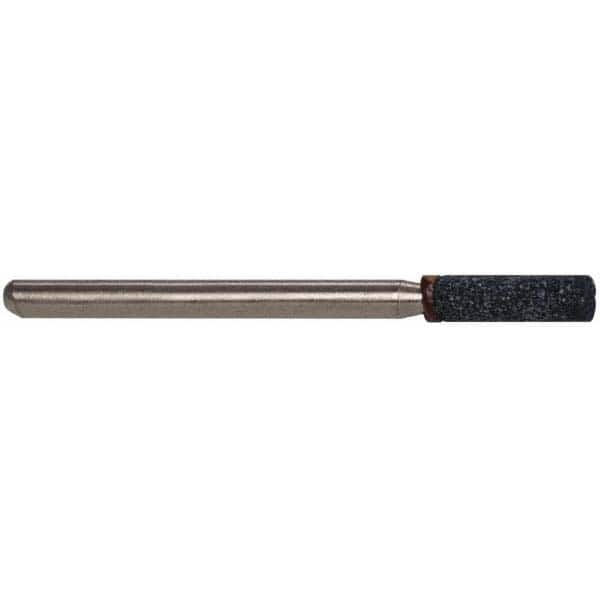 Grier Abrasives - 1/8 x 1/2" Head Diam x Thickness, W146, Cylinder, Aluminum Oxide Mounted Point - A1 Tooling