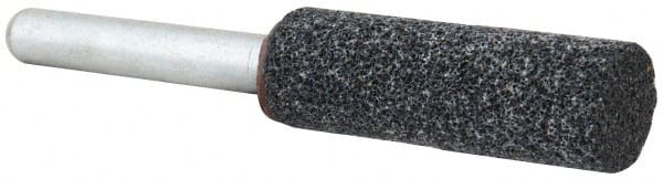 Grier Abrasives - 1/2 x 1-1/2" Head Diam x Thickness, W188, Cylinder, Aluminum Oxide Mounted Point - A1 Tooling