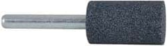 Grier Abrasives - 3/4 x 1-1/4" Head Diam x Thickness, W206, Cylinder, Aluminum Oxide Mounted Point - A1 Tooling