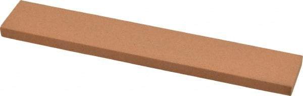 Norton - 180 Grit Aluminum Oxide Rectangular Roughing Stone - Very Fine Grade, 1" Wide x 6" Long x 1/4" Thick - A1 Tooling