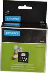 Dymo - 2-1/8" Long, White Die Cut Paper with Semi Perm. Adhesive Thermal Label - For DYMO LabelWriter Printers - A1 Tooling