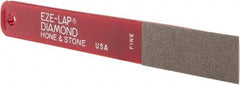 Eze Lap - Fine, 2" Length of Cut, Single End Diamond Hone - 600 Grit, 3/4" Wide x 3/16" High - A1 Tooling