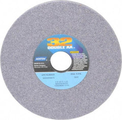 Norton - 7" Diam x 1-1/4" Hole x 1/2" Thick, K Hardness, 46 Grit Surface Grinding Wheel - Aluminum Oxide, Type 1, Coarse Grade, 3,600 Max RPM, Vitrified Bond, No Recess - A1 Tooling