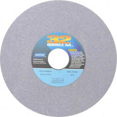 Norton - 7" Diam x 1-1/4" Hole x 1/2" Thick, K Hardness, 80 Grit Surface Grinding Wheel - Aluminum Oxide, Type 1, Medium Grade, 3,600 Max RPM, Vitrified Bond, No Recess - A1 Tooling