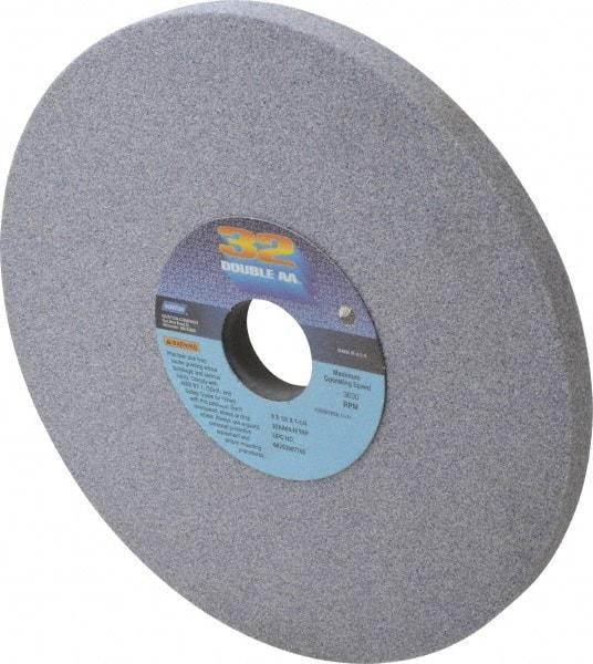 Norton - 8" Diam x 1-1/4" Hole x 1/2" Thick, I Hardness, 60 Grit Surface Grinding Wheel - Aluminum Oxide, Type 1, Medium Grade, 3,600 Max RPM, Vitrified Bond, No Recess - A1 Tooling