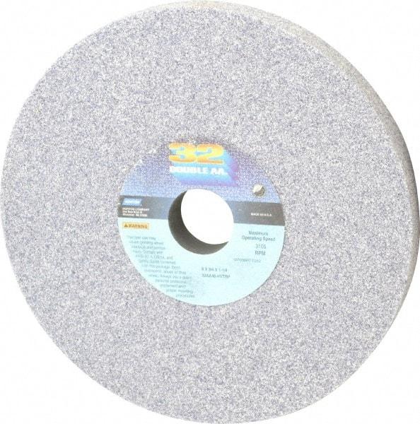 Norton - 8" Diam x 1-1/4" Hole x 3/4" Thick, H Hardness, 46 Grit Surface Grinding Wheel - Aluminum Oxide, Type 1, Coarse Grade, 3,105 Max RPM, Vitrified Bond, No Recess - A1 Tooling