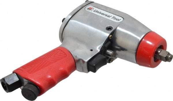 Universal Tool - 3/8" Drive, 10,000 RPM, 75 Ft/Lb Torque Impact Wrench - Pistol Grip Handle, 7.5 CFM, 90 psi, 1/4" NPT Inlet - A1 Tooling