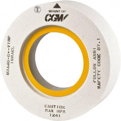 Camel Grinding Wheels - 20" Diam x 8" Hole x 3" Thick, J Hardness, 60 Grit Surface Grinding Wheel - Aluminum Oxide, Type 7, Medium Grade, Vitrified Bond, Two-Side Recess - A1 Tooling